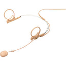 Microphone-casque cardioïde flexible DPA 4288-DP-F-F90-MH avec perche de 100 mm et connecteur MicroLock (beige)