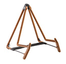 K&M 17580 Heli Support pour guitare acoustique avec barre transversale réglable (liège)