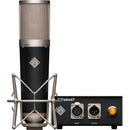 Microphone à condensateur à tube multipolaire à large diaphragme TUBE67 de United Studio Technologies (noir/argent)