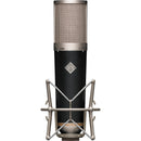 Microphone à condensateur à tube multipolaire à large diaphragme TUBE67 de United Studio Technologies (noir/argent)