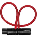 Kondor Blue KB-MXLRF16-R Straight Low-Profile Right-Angle XLR Cable (Red) - 16in