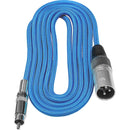 Câble Kondor Blue KB-WIM-RCA WhoisMatt RCA mâle vers XLR mâle 3 broches - 1,8 m