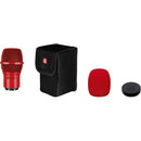 Capsule de microphone dynamique supercardioïde SE Electronics SE-V7MC2RDMP3 avec pochette MP03 (rouge)