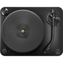 Platine vinyle Audio-Technica AT-LP7X à entraînement par courroie et deux vitesses, à commande manuelle.