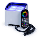 ColorKey MOBILEPAR MINI HEX 4 MKII Wireless Battery-Powered RGBAW+UV LED Fixture Bundle With Carrying Case (4-Pack)