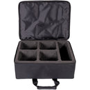 ColorKey MOBILEPAR MINI HEX 4 MKII Wireless Battery-Powered RGBAW+UV LED Fixture Bundle With Carrying Case (4-Pack)