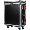 Mallette de mixeur Gator G-TOURQU6 avec compartiment pour Allen &amp; Heath Qu-6 et Qu-6D