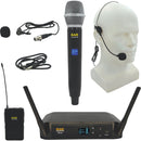 Système de microphone sans fil complet CAD WX120 - Incluant HH et BP