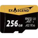 Carte mémoire microSDXC Exascend EX256GUSDU1-AD 256 Go Catalyst UHS-I avec adaptateur SD