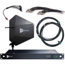Ensemble antenne RF Venue DFIN-IPXD9 Diversity Fin IPX et système de distribution UHF 9 canaux DISTRO9 HDR (noir) - 470 à 928 MHz