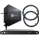 Ensemble antenne Diversity Fin IPX RF Venue DFIN-IPXDISTRO4 et système de distribution UHF 4 canaux DISTRO4 (noir) - 470 à 928 MHz