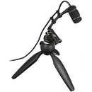 Microphone de surface statique cardioïde stéréo MS à pince Audio-Technica BP350ST-UB