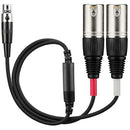 Microphone de surface statique cardioïde stéréo MS à pince Audio-Technica BP350ST-UB