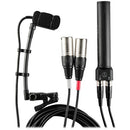 Microphone de surface statique cardioïde stéréo MS à pince Audio-Technica BP350ST-UB