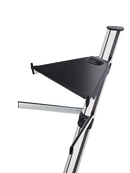 K&M 18876-BLACK Aluminum Keyboard/Controller Tray For Spider Pro (Black)