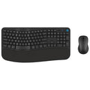 JLab FLOW Bluetooth Ergonomic Keyboard & Mouse Combo (Black) - English