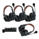 Hollyland SOLIDCOM C1 Pro-4S Système d'interphone sans fil full duplex avec 4 casques (1,9 GHz)