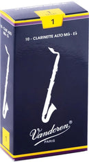 Vandoren CR141 Anches traditionnelles pour clarinette alto Force 1 (boîte de 10)