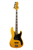Basse électrique Mark Bass MB-GV-4-GLOXY-MY-CR-RW Série Gloxy (Metallic Yellow)