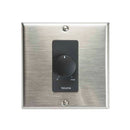 Plaque murale de contrôle de volume mono Lowell 200LVC-DSB (acier inoxydable, noir) - 200 W