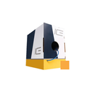 Ice Cable CAT6A/SD/ORA Slim 23awg Cat6a Cable - 1000ft Box (Orange)