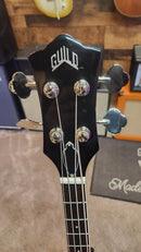 Guild STARFIRE I Left-Handed Hollow Body Electric Bass Guitar (Cherry Red) (USED