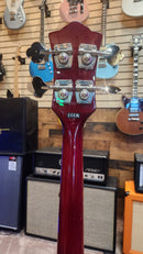 Guild STARFIRE I Left-Handed Hollow Body Electric Bass Guitar (Cherry Red) (USED