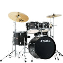 Tama IE50CBOW Imperialstar IE50C 5-piece Complete Drum Set (Black Oak Wrap)