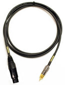 Mogami GOLD XLRF - RCA 03' Gold Male RCA To Female XLR Cable - 3'