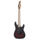 Guitare électrique à 7 cordes Schecter MILES DIMITRI BAKER-7 FR (Crimson Red Burst Satin)