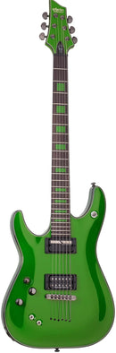 Schecter C-1 EX S Left-Handed Electric Guitar (Steele Green)