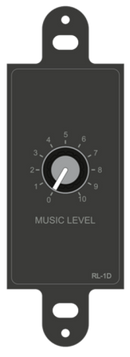 Cloud Electronics RL-1DB Remote Volume Level Control (Black)