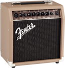 Fender ACOUSTASONIC 15 120V Acoustic Guitar Amp (Brown And Wheat)