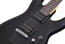Guitare électrique Schecter C-6 DELUXE (Satin Black)