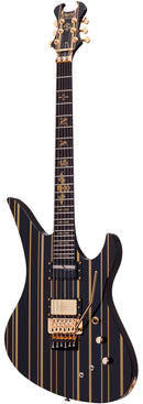Guitare électrique Schecter SYNYSTER GATES SIGNATURE CUSTOM FR-S (Black/Gold Stripes)