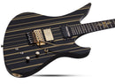 Guitare électrique Schecter SYNYSTER GATES SIGNATURE CUSTOM FR-S (Black/Gold Stripes)