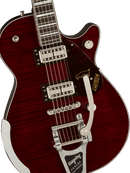 Guitare électrique Gretsch Guitars G6134TFM-NH PENGUIN Nigel Hendroff Signature (Dark Cherry Metallic Flame)