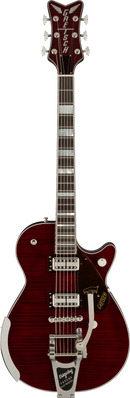 Guitare électrique Gretsch Guitars G6134TFM-NH PENGUIN Nigel Hendroff Signature (Dark Cherry Metallic Flame)