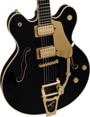 Guitare électrique semi-hollow Gretsch Guitars BROADKASTER LX (Noir)