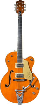 Guitare électrique hollow body Gretsch Guitars G6120T-BSSMK NASHVILLE Brian Setzer Signature (Smoke Orange)