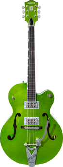 Guitare électrique hollow body Gretsch Guitars G6120T-HR HOT ROD Brian Setzer Signature (Extreme Coolant Green Sparkle)