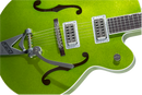 Guitare électrique hollow body Gretsch Guitars G6120T-HR HOT ROD Brian Setzer Signature (Extreme Coolant Green Sparkle)
