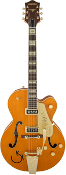 Guitare électrique Hollow Body Gretsch Guitars G6120T-55 VINTAGE SELECT EDITION '55 CHET ATKINS (Vintage Orange Stain Lacquer)
