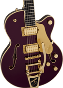 Guitare électrique semi-hollow Gretsch Guitars BROADKASTER JR LX (Blackberry)