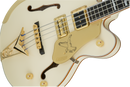 Basse électrique Gretsch Guitars G6136B-TP FALCON Tom Petersson Signature (Aged White Lacquer)