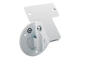 K&M 24161 Speaker Wall Mount Bracket w/45° Tilt (White)