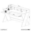 Glorious SOUND DESK PRO Professional Studio Workstation (Black)