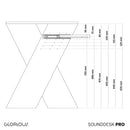 Glorious SOUND DESK PRO Professional Studio Workstation (Black)