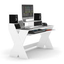 Station de travail de studio professionnelle Glorious SOUND-DESK-PRO-WHT - Blanc