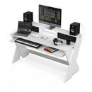 Station de travail de studio professionnelle Glorious SOUND-DESK-PRO-WHT - Blanc